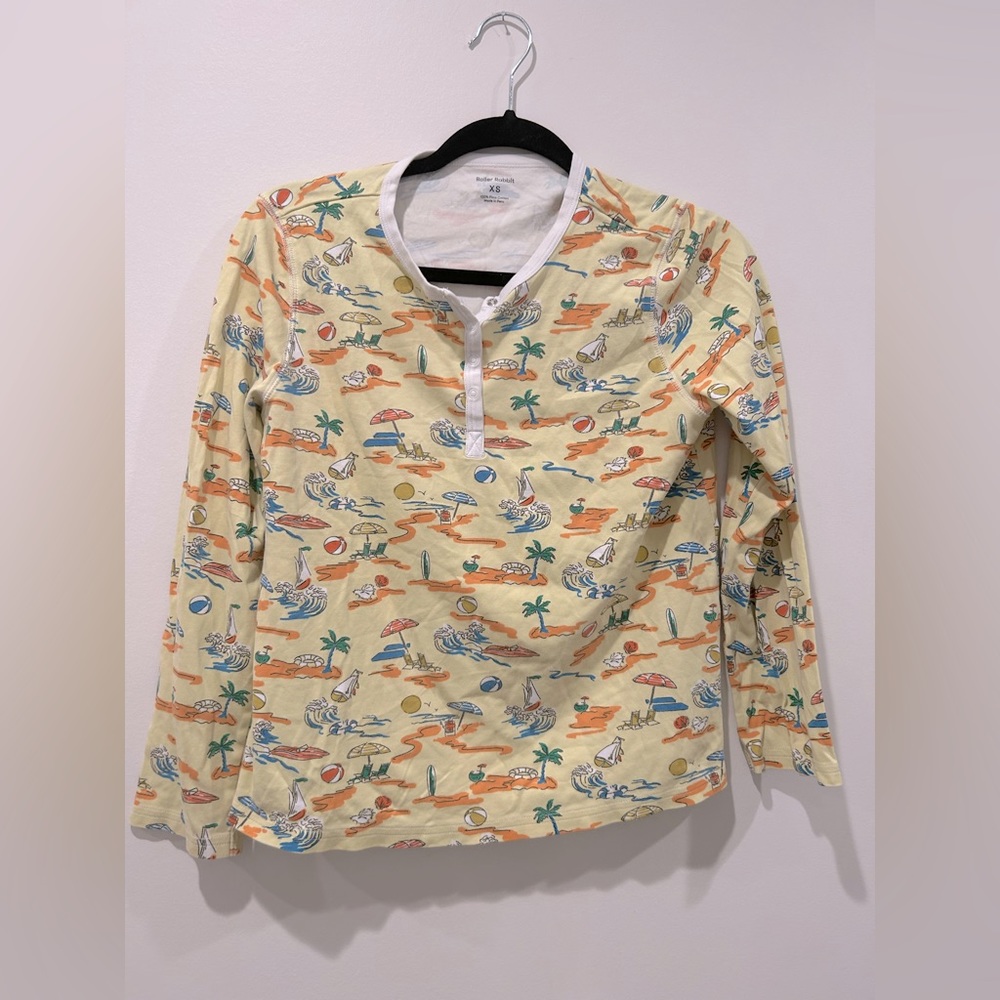 RARE LIMITED EDITIONS ROLLER RABBIT SIZE XS PRINT :BEACH PARTY